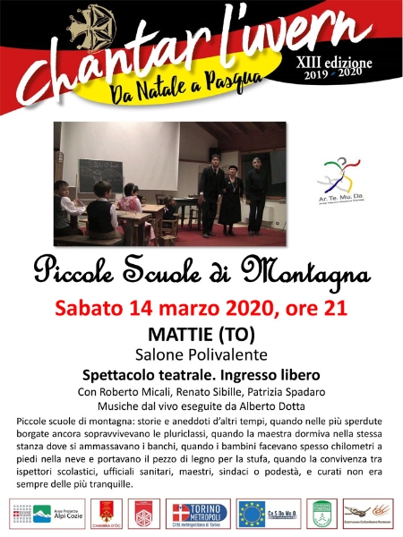 Piccole scuole di montagna - Sabato 14 marzo